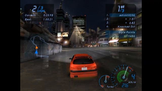 NFSU - Race 40 - 206 смотреть онлайн
