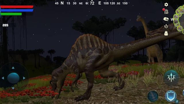 Спинозавр победил брахиозавра 🦕🌿 охота динозавров 🦖 мир динозавров 🌍 смотреть онлайн