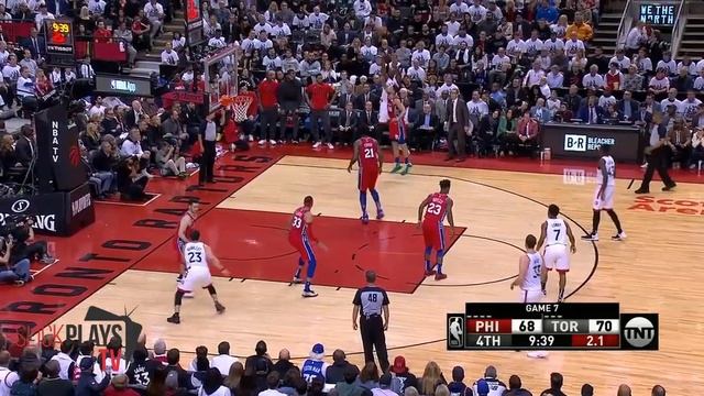 Kawhi Leonard's EPIC Game 7 Buzzer Beater Bounces 4 Times, Drops for Win смотреть онлайн