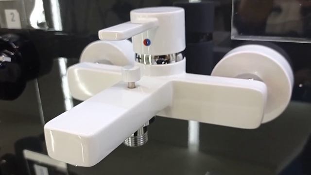 KLUDI ZENTA WHITE 386709175 bath shower mixer white chrome Смеситель для ванны белый хром Змішувач смотреть онлайн