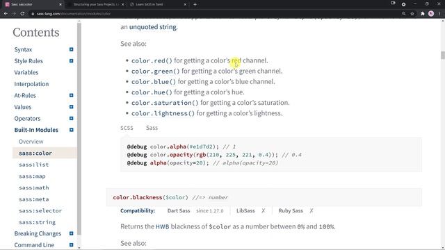 #23 - SASS Build-In Modules - Overview - (தமிழில்) (Tamil) | SASS Tutorial смотреть онлайн