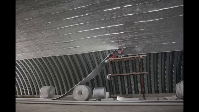 Утепление арочного ангара. Технология Тепофол смотреть онлайн