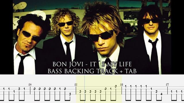 BON JOVI - It´s My Life [BASSLESS BACKING TRACK + TAB]