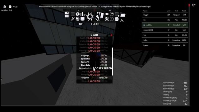 roblox parkour fling glitch (READ DESCRIPTION) смотреть онлайн