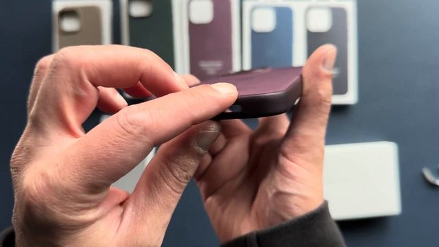 Apple iPhone FineWoven Cases on iPhone 15 Pro Max смотреть онлайн