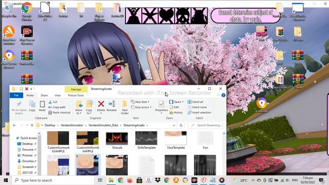 Yandere Simulator Toturial How To Change Your Oc Haircolor Texture