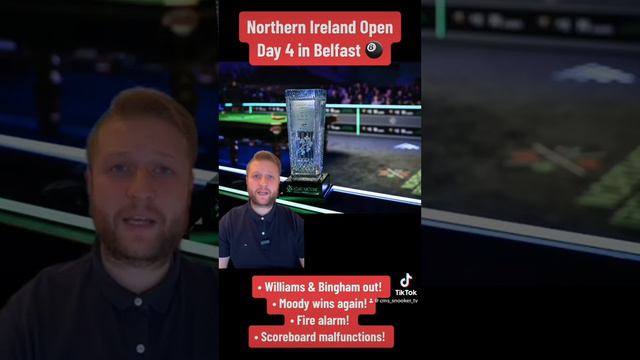 Mark Williams & Stuart Bingham out! 😮Stan Moody & Aaron Hill win!👏🏻Northern Ireland Open Day 4 🎱 смотреть онлайн