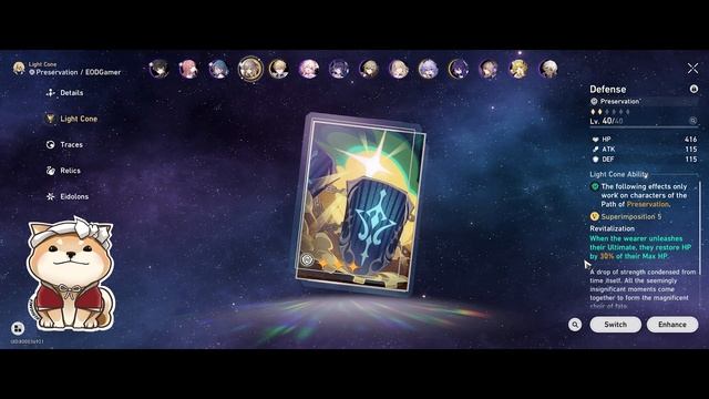 Fire MC Build Guide in Honkai Star Rail (Preservation Main Character)