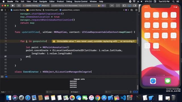 Location Sharing Using Firebase And Core Location With SwiftUI Part 2 - Location Sharing In SwiftUI смотреть онлайн