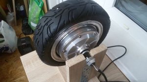 Первый запуск мотор колеса