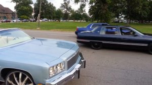 East vs west car show Detroit ( Belle Island after the show