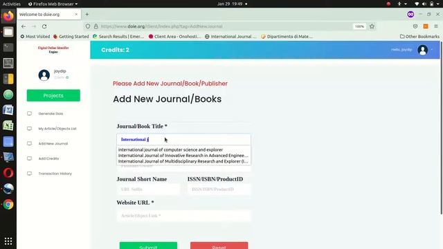 how to create doi for Research Article смотреть онлайн