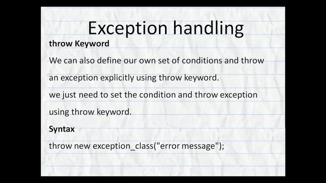 throw keyword in Exception Handling | Java Tutorials For Beginners | RKSolTech смотреть онлайн