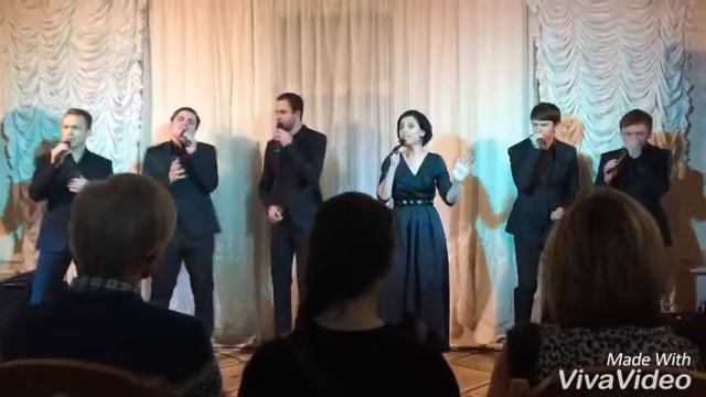 Алла Туровская и PLUSFIVE a capella band - Moon Blue (Stevie Wonder) смотреть онлайн