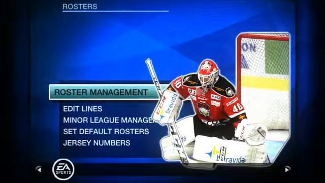 NHL09 Skandi Mod Menu Fix