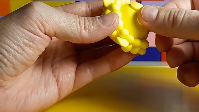 Лев из пластилина?Как слепить льва?Plasticine clay lion. смотреть онлайн