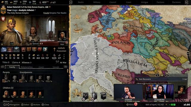 Crusader Kings III - Console Tips and Tricks #6 - Holy Roman Around смотреть онлайн