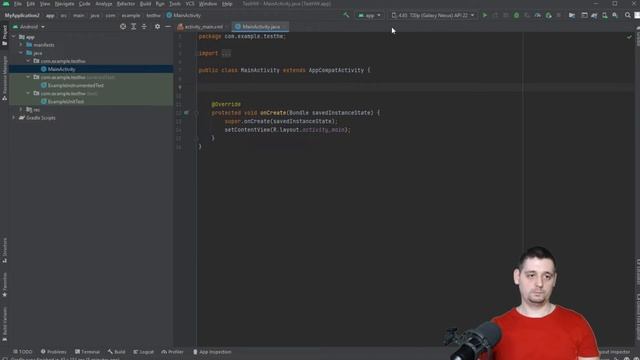 Hello World на Android studio (знания Java на уровне минус 100) смотреть онлайн