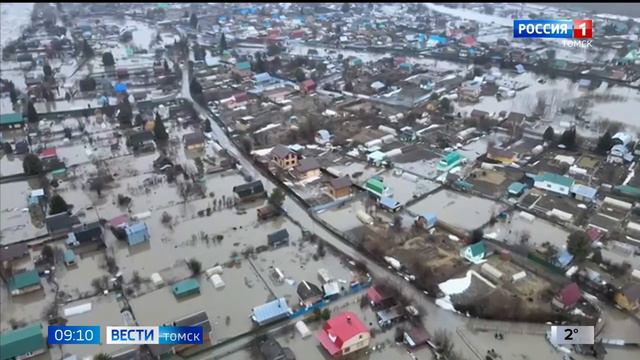 Прохождение ледохода в Томской области смотреть онлайн