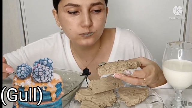 Marta's Best Sand Cookies🍪 With Blue Uzbek Cream#satifying#softcrunch By (vlog Marta Riva) ❤️