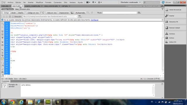 Buscador tipo facebook php, mysql y jquery смотреть онлайн