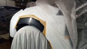 Как покрасить переходом по ребру крыла [Черный цвет] в гараже