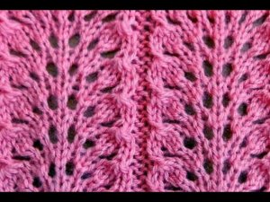 МК Узор спицами “Фейерверк“