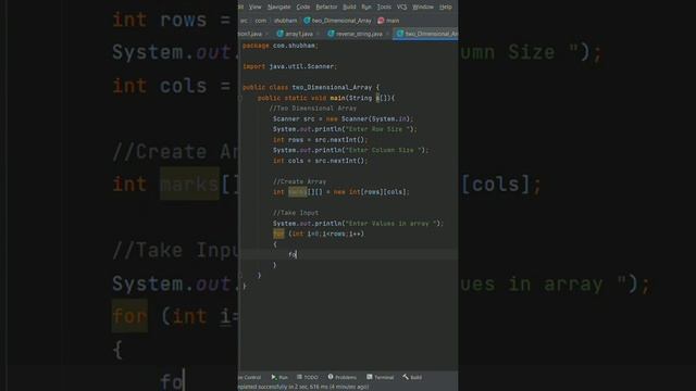 Two Dimensional Array in Java Programming #java #arraysinjava #arrays смотреть онлайн