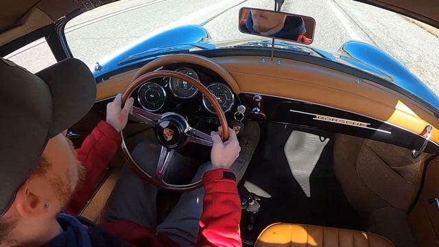1960 PORSCHE 356B 1600 SUPER ROADSTER Startup & Drive | Daniel Schmitt & Co. смотреть онлайн