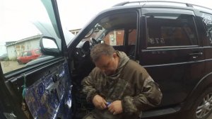 Замена  гофр (пыльников) проводки дверей УАЗ Патриот. 2019