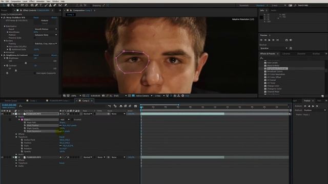Работа с масками на лице человека смотреть онлайн