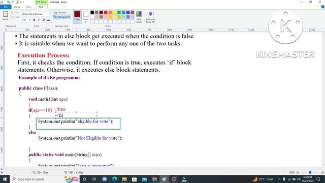 If else statement in the java program|how to write a java program to be eligible for vote or not. смотреть онлайн