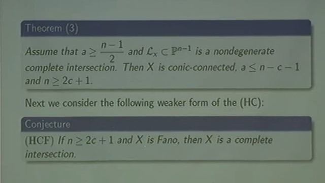 Paltin Ionescue (Uni. of Bucharest)/ Manifolds covered by lines, defective manifolds and... смотреть онлайн