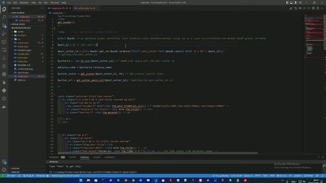 Custom WordPress Theme Development (2022) #13 - Author avatar and url , author.php смотреть онлайн
