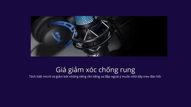 Microphone Kingston HyperX QuadCast S RGB смотреть онлайн
