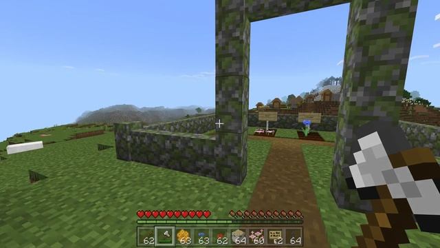 Как я благоустроил кладбище с помощью обычных и подвесных табличек в Майнкрафт 1.20 смотреть онлайн