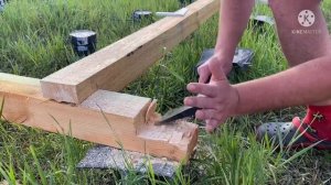 1-СЕРИЯ | СТРОЮ ДАЧУ С НУЛЯ | ОБВЯЗКА ФУНДАМЕНТА БРУСОМ 100*100