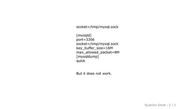 MySQL : Failed to Connect to MySQL at localhost:3306 with user root смотреть онлайн