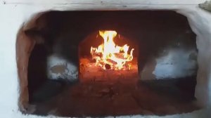 Топим русскую печь