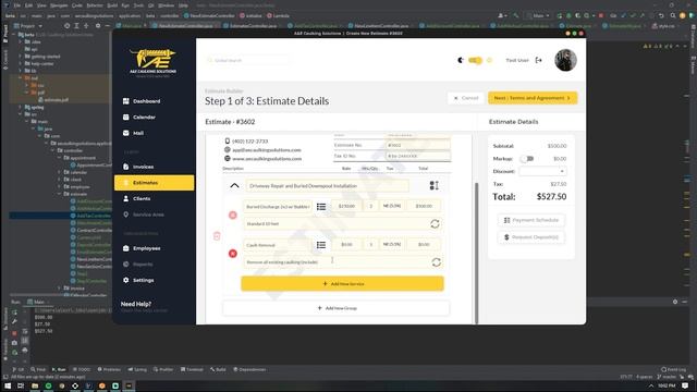 Java Desktop App - Estimate Builder UI/UX Improvements & Pricing Updates смотреть онлайн