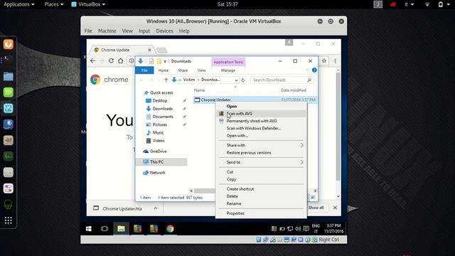 Hack Windows 10 + AVG PRO (bypass Antivirus, Firewall, Smartscreen) [HD] смотреть онлайн