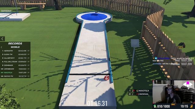 MINIGOLF in Trackmania | RPG with Snowman смотреть онлайн