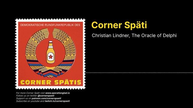Corner Späti - Christian Lindner, The Oracle of Delphi смотреть онлайн