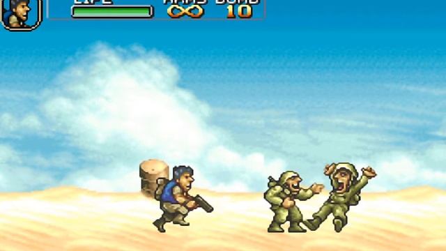 579 Metal Slug Advance, Movie mode GBA Game Boy Advance, HD 60fps смотреть онлайн