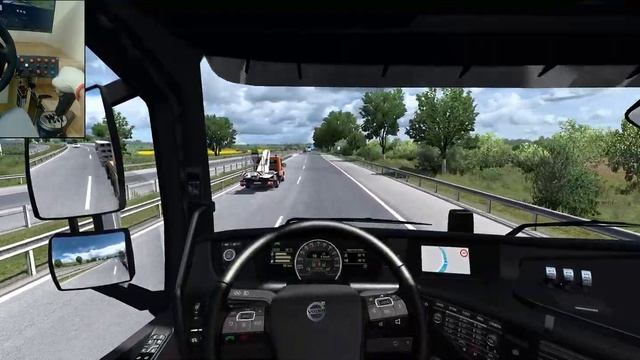 Euro Truck Simulator 2 - Volvo FH Globetrotter XL 540 | Thrustmaster T300RS Ferrari Edition смотреть онлайн