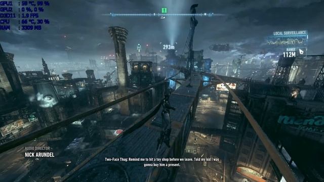 FAILED TEST Batman Arkham Knight nVidia 920M смотреть онлайн