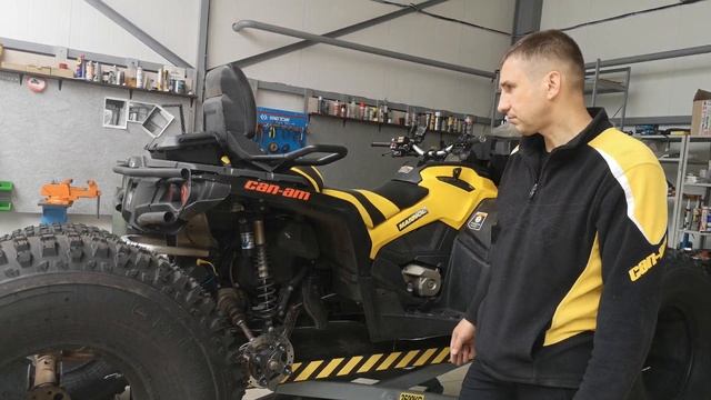 БОЛОТОХОД. ПЛАВАЮЩИЙ КВАДРОЦИКЛ. ПЕРЕДЕЛКА BRP 1000 Outlander XTP