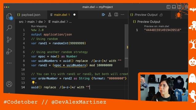 Generate random numbers with randomInt, now, uuid, & more in DataWeave | #Codetober 2022 Day 14 смотреть онлайн