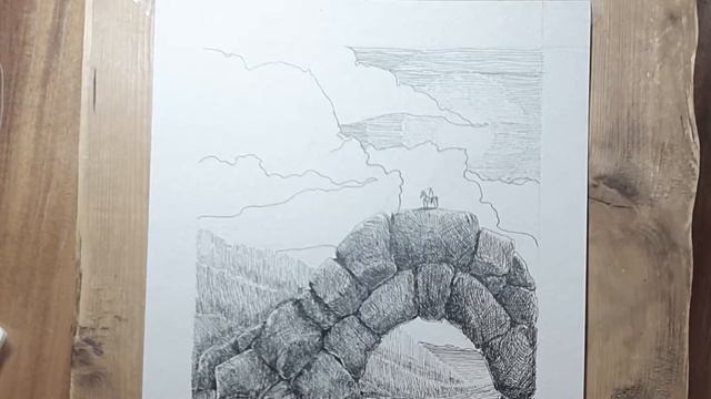 НОЧНОЙ ПЕЙЗАЖ ТУШЬЮ смотреть онлайн