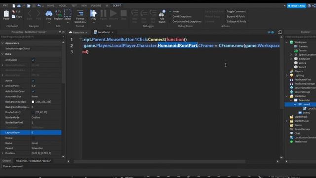 How to teleport the player using a script | Roblox Studio смотреть онлайн
